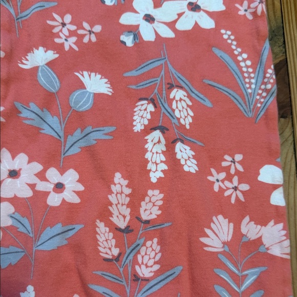 Carter's Floral and Striped One Piece and Gowns - Pink and Orange - Picture 3 of 4